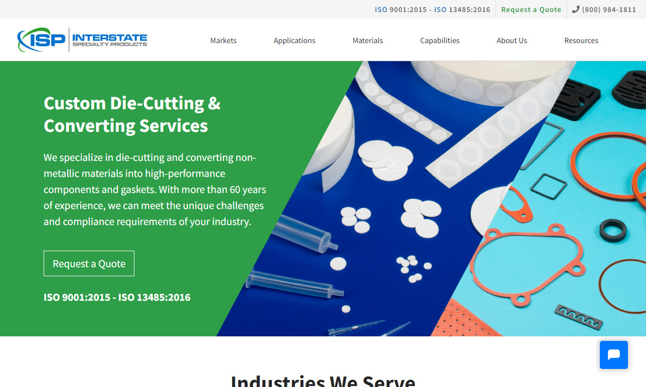 Interstate Specialty Products Gasket Manufacturers