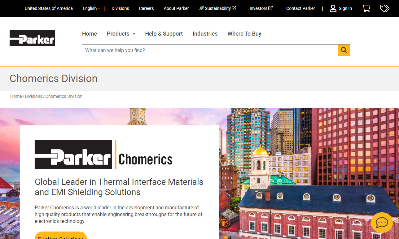 Parker Hannifin Chomerics Gasket Manufacturers